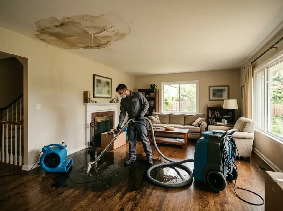 attic-pipe-burst-ceiling-drip-008 — frequently asked questions, Water Damage Restoration & Carpet Care in Level Park-Oak Par…
